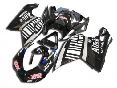 2007-2014 Black Alice Ducati 848 1098 1198 Fairings