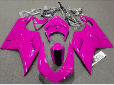 2007-2014 Plain Gloss Pink Ducati 848 1098 1198 Fairings
