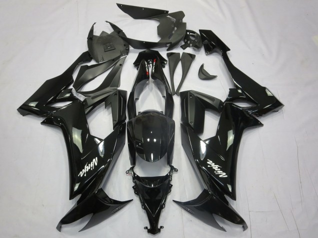 2008-2010 Black Ninja ZX10R Fairings 2008-2010 Black Ninja ZX10R Fairings
