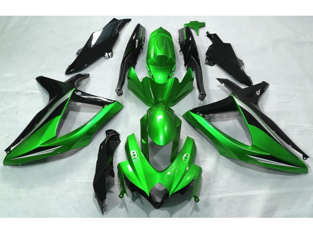 2008-2010 Gloss Green GSXR 600-750 Fairings