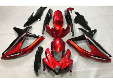 2008-2010 Gloss Red GSXR 600-750 Fairings