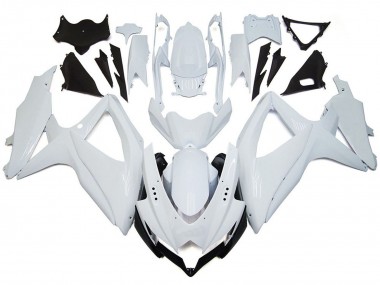2008-2010 Shining Gloss White GSXR 600-750 Fairings