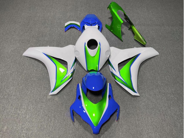 2008-2011 Gloss Green and Blue CBR1000RR Fairings