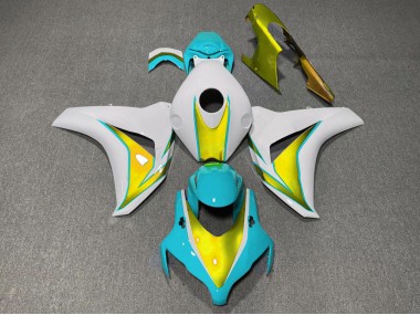 2008-2011 Light Blue and Gold CBR1000RR Fairings
