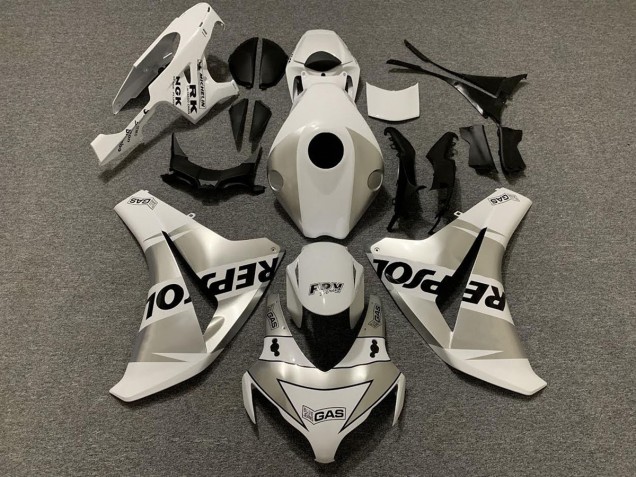 2008-2011 Silver Repsol CBR1000RR Fairings