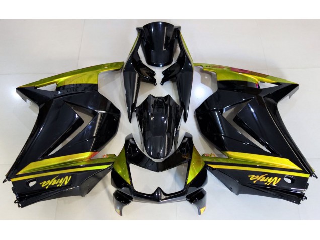 2008-2012 Gloss Black & Yellow Ninja 250 Fairings 2008-2012 Gloss Black & Yellow Ninja 250 Fairings
