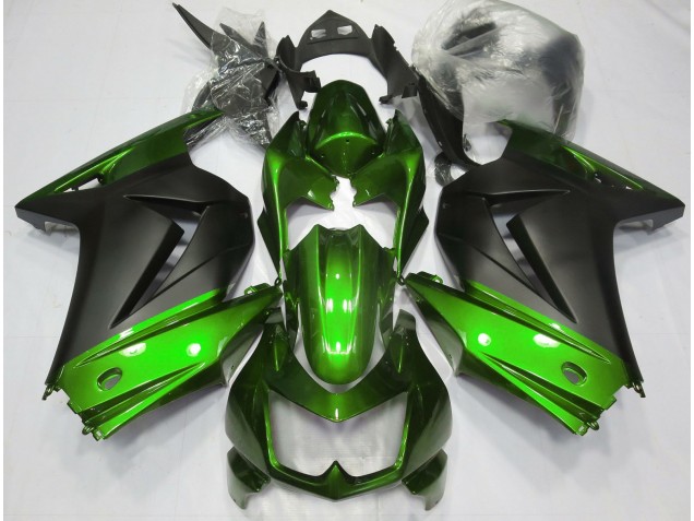 2008-2012 Green and Matte Black Ninja 250 Fairings 2008-2012 Green and Matte Black Ninja 250 Fairings