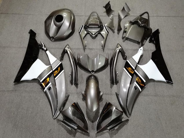 2008-2016 Gloss Grey & Bronze R6 Fairings
