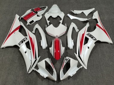2008-2016 Pearl White & Gloss Red R6 Fairings
