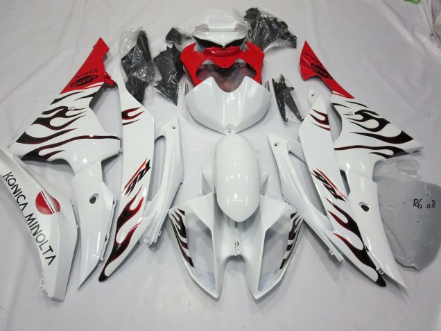 2008-2016 Special Flame Red R6 Fairings 2008-2016 Special Flame Red R6 Fairings