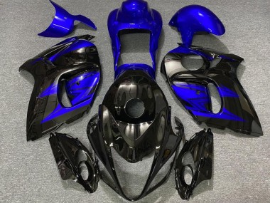 2008-2020 Gloss Black and Deep Blue GSXR 1300 Hayabusa Fairings