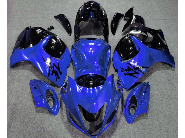 2008-2020 Gloss Blue and Black GSXR 1300 Hayabusa Fairings
