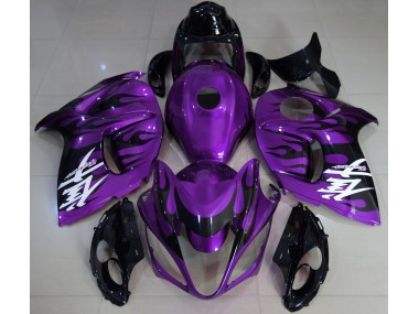 2008-2020 Gloss Purple & Black GSXR 1300 Hayabusa Fairings