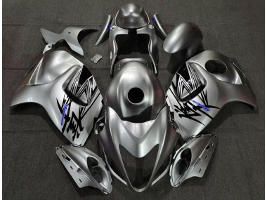 2008-2020 Liquid Silver & Blue GSXR 1300 Hayabusa Fairings