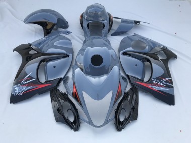 2008-2020 Nardo Grey and Black Limited GSXR 1300 Hayabusa Fairings