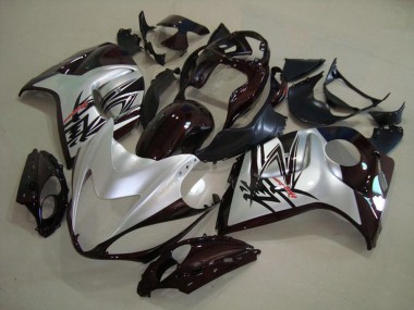 2008-2020 Silver Black GSXR 1300 Hayabusa Fairings