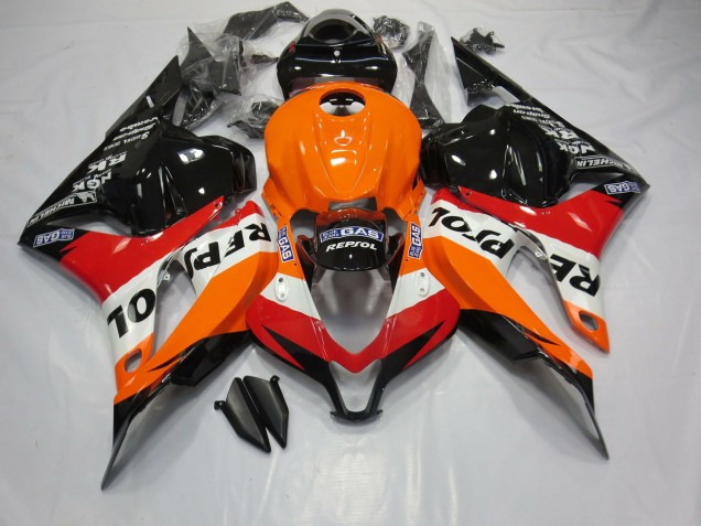 2009-2012 Classic Repsol Style CBR600RR Fairings 2009-2012 Classic Repsol Style CBR600RR Fairings