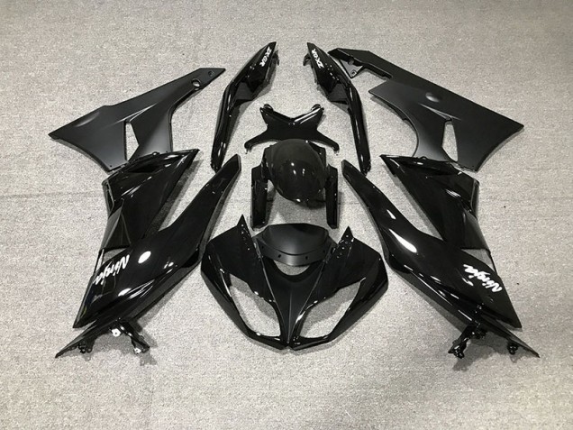 2009-2012 Gloss Black ZX6R Fairings 2009-2012 Gloss Black ZX6R Fairings