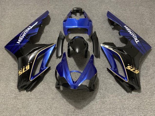 2009-2012 Gloss Blue and Black Daytona 675 Fairings 2009-2012 Gloss Blue and Black Daytona 675 Fairings