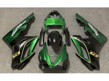 2009-2012 Gloss Green and Black Daytona 675 Fairings