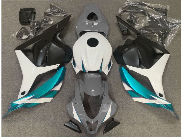 2009-2012 Gloss Grey White and Light Blue CBR600RR Fairings 2009-2012 Gloss Grey White and Light Blue CBR600RR Fairings