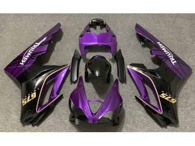 2009-2012 Gloss Purple and Black Daytona 675 Fairings