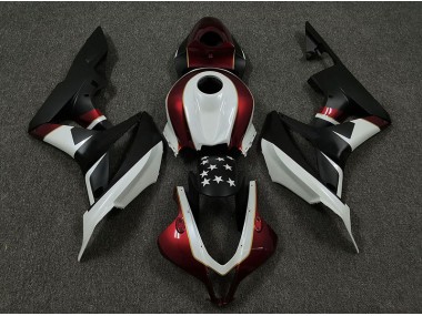 2009-2012 Racing Red and Black CBR600RR Fairings