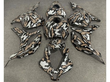 2009-2012 Tan and Silver Camo CBR600RR Fairings
