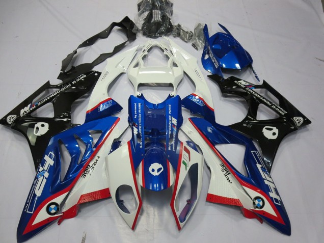 2009-2014 Alien Blue and White S1000RR Fairings