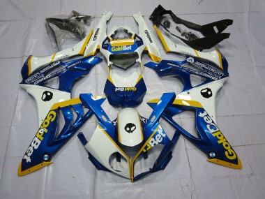2009-2014 Alien Blue and White S1000RR Fairings