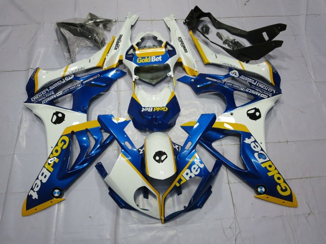 2009-2014 Alien Blue and White S1000RR Fairings