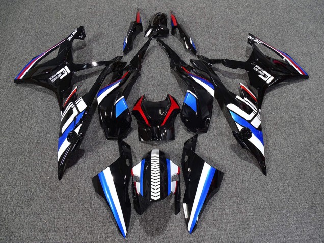 2009-2014 Alien Blue and White S1000RR Fairings