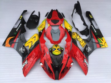 2009-2014 Alien Blue and White S1000RR Fairings