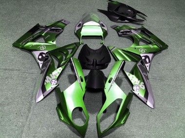 2009-2014 Alien Blue and White S1000RR Fairings