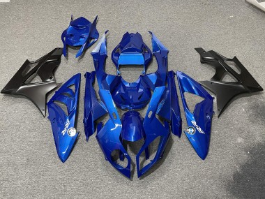 2009-2014 Alien Blue and White S1000RR Fairings