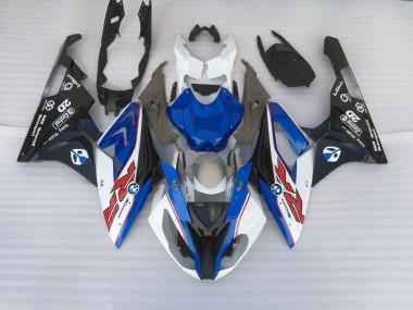 2009-2014 Alien Blue and White S1000RR Fairings