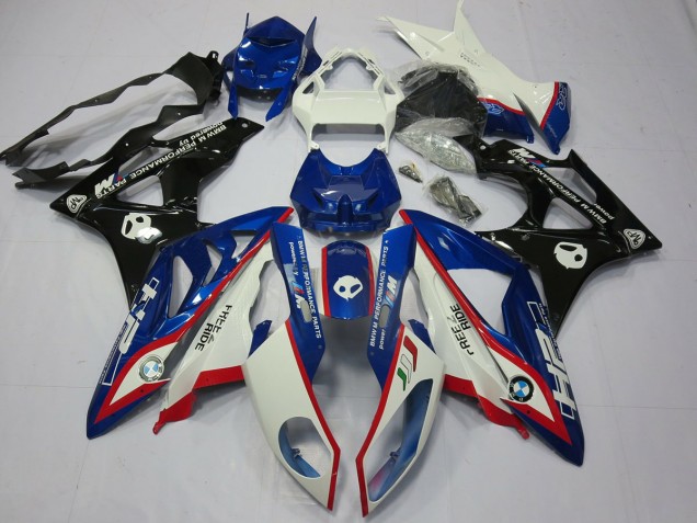 2009-2014 Alien Blue and White S1000RR Fairings 2009-2014 Alien Blue and White S1000RR Fairings