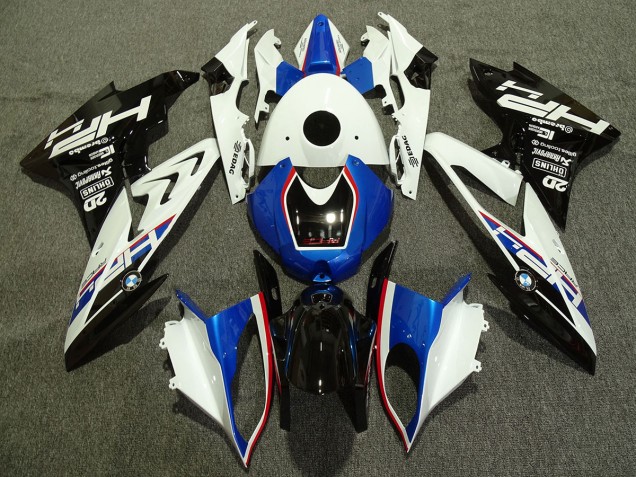 2009-2014 Alien Blue and White S1000RR Fairings