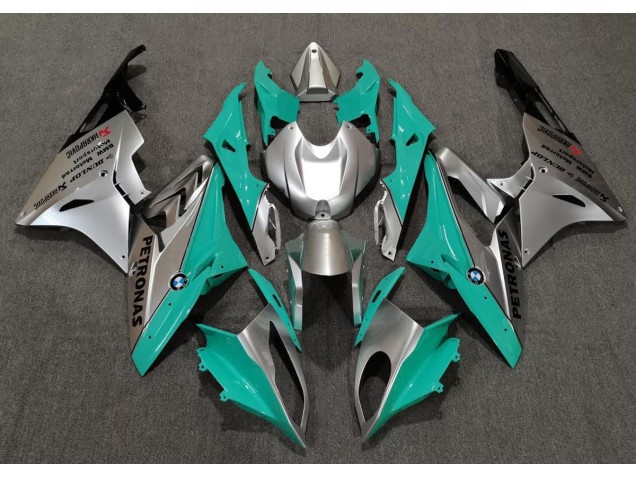 2009-2014 Alien Blue and White S1000RR Fairings