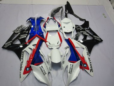 2009-2014 Alien Blue and White S1000RR Fairings