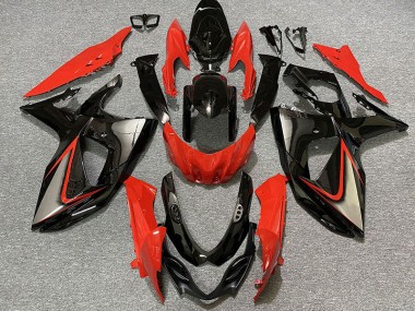 2009-2016 Gloss Red and Black GSXR 1000 Fairings