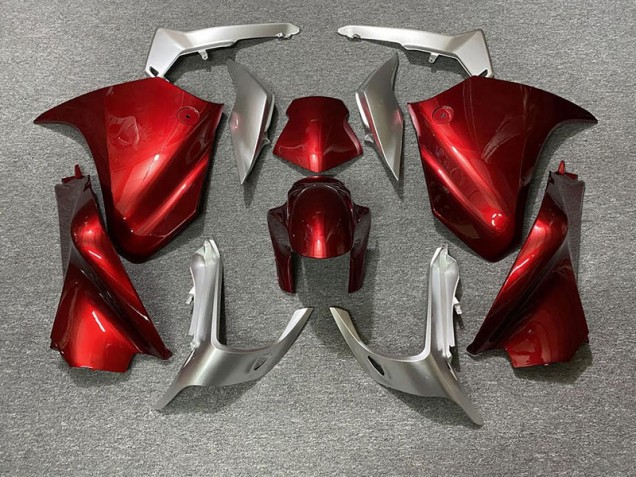 2010-2013 Red and Silver VFR1200 Fairings 2010-2013 Red and Silver VFR1200 Fairings