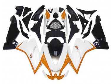 2010-2015 Gloss White & Orange RSV4 1000 Fairings
