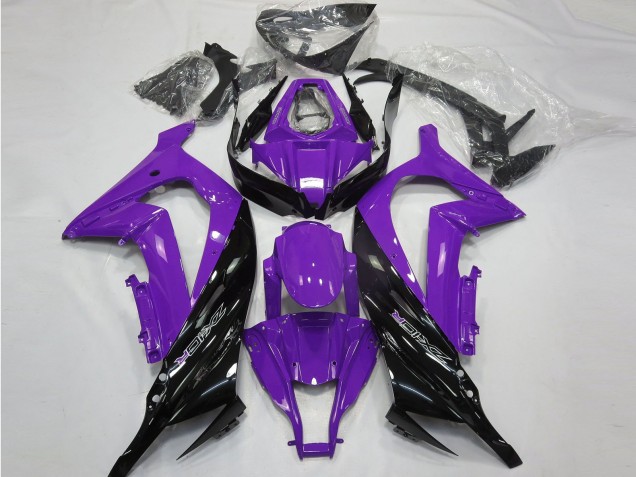 2011-2015 Gloss Purple and Black ZX10R Fairings