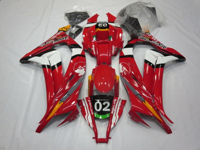 2011-2015 Red 02 ZX10R Fairings 2011-2015 Red 02 ZX10R Fairings