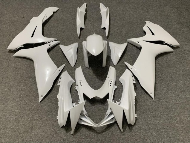 2011-2024 Pearl White GSXR 600-750 Fairings 2011-2024 Pearl White GSXR 600-750 Fairings