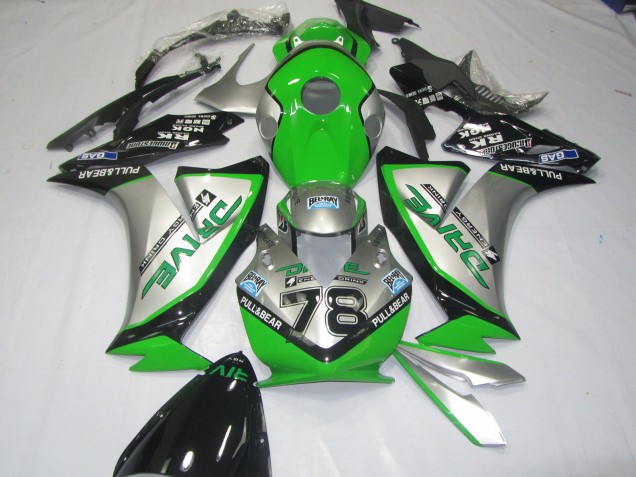 2012-2016 Green Silver CBR1000RR Fairings