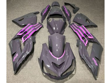 2012-2021 Nardo Grey & Pink ZX14R Fairings