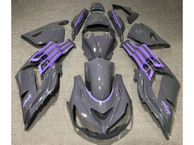 2012-2021 Nardo Grey & Purple ZX14R Fairings