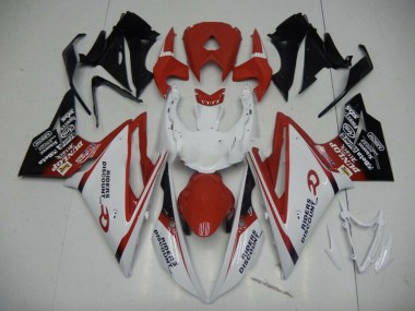 2013-2016 Red black Fade Daytona 675 Fairings